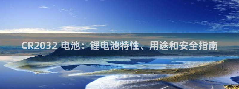 尊龙凯时网站怎么样：CR2032 电池：锂电池特性、用途和安全指南