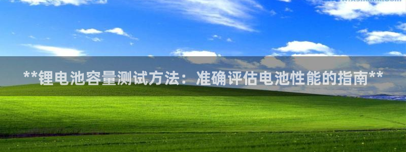 尊龙人生就是博登陆：**锂电池容量测试方法：准确评估电池性能的指南**