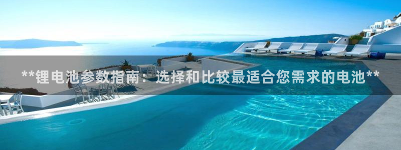 尊龙集团有限公司官网地址：**锂电池参数指南：选择和比较最适合您需求的电池**
